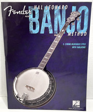 FENDER HAL LEONARD BANJO METHOD Instructional Music Book Bluegrass Style