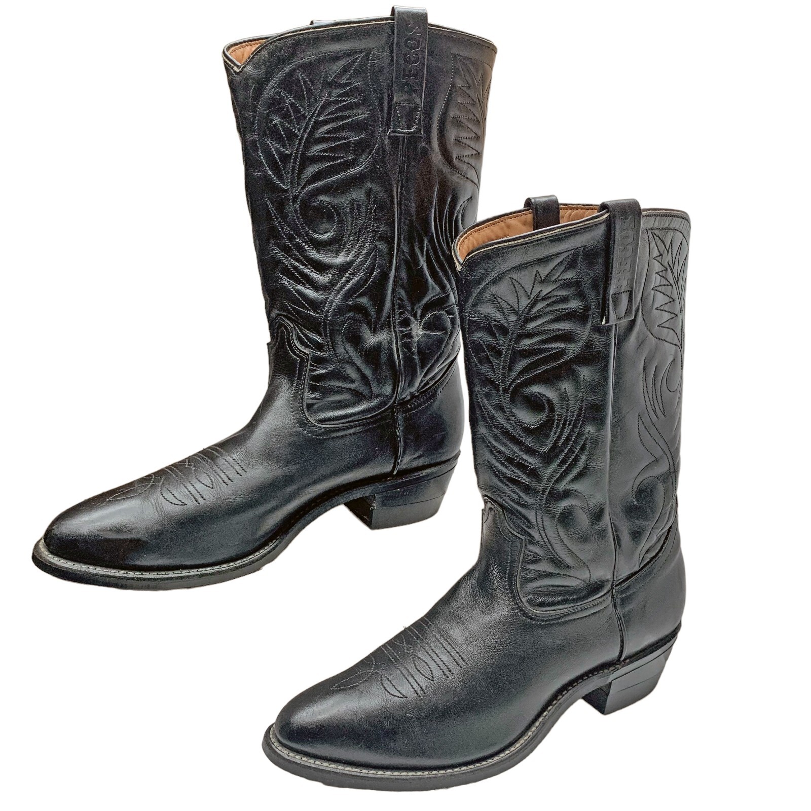 Red Wing Pecos Boots Made in USA Men's 28.0cm genuine leather black type Vintage Second Hand