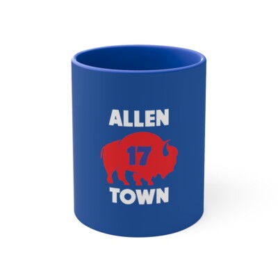 Allen Town #17 ( Josh Allen ) 11oz Accent Mug