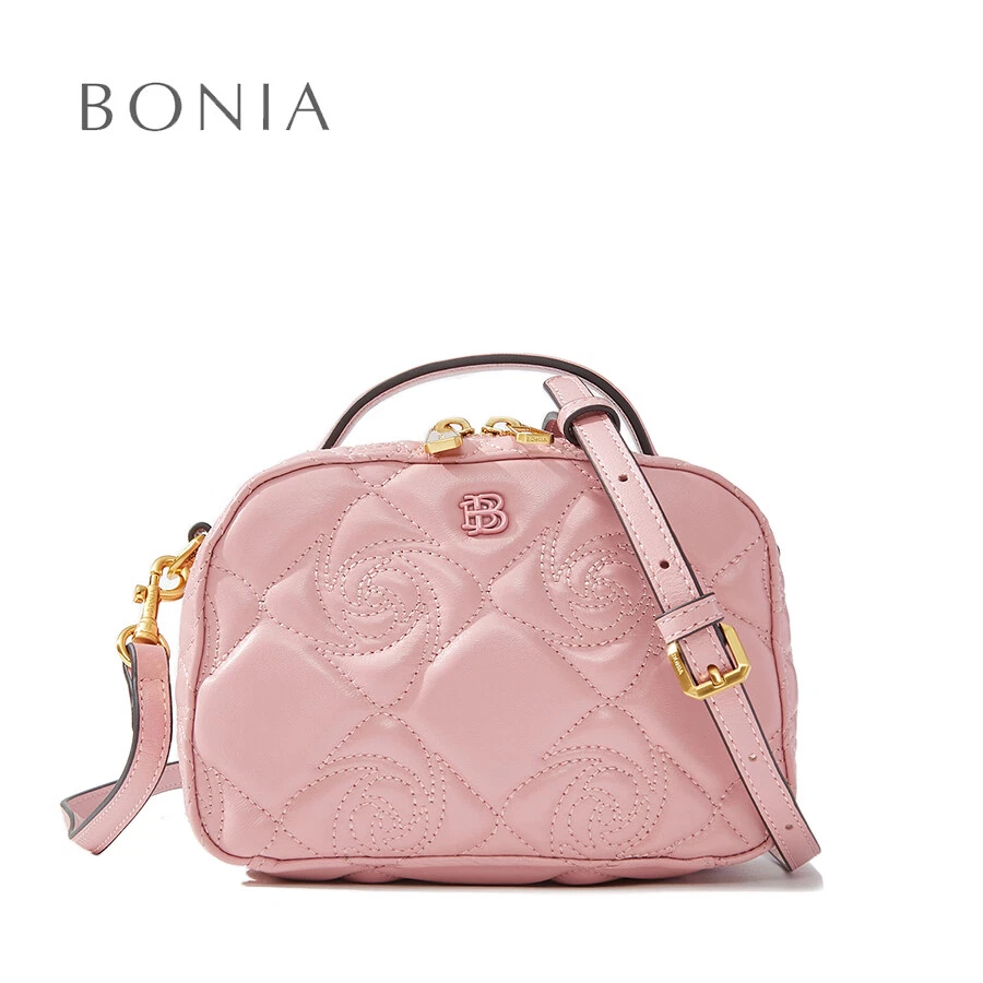 Bonia Pink Naiara Floral Crossbody Women's Bag with Pockets Logo  860353-002-64