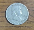 1949 S Franklin Half Dollar 90% Silver Very Fine VF