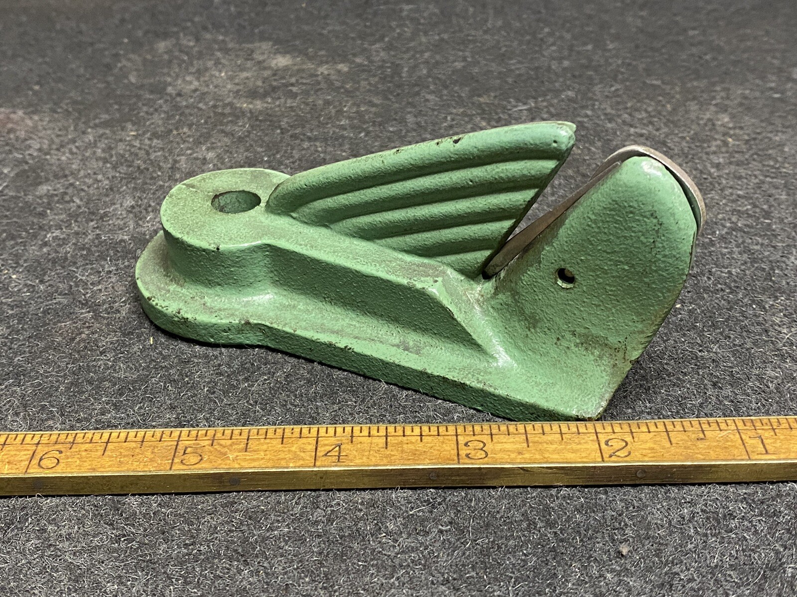 Rare Vintage Art Deco Leather Strap Cutter Cast Iron eBay