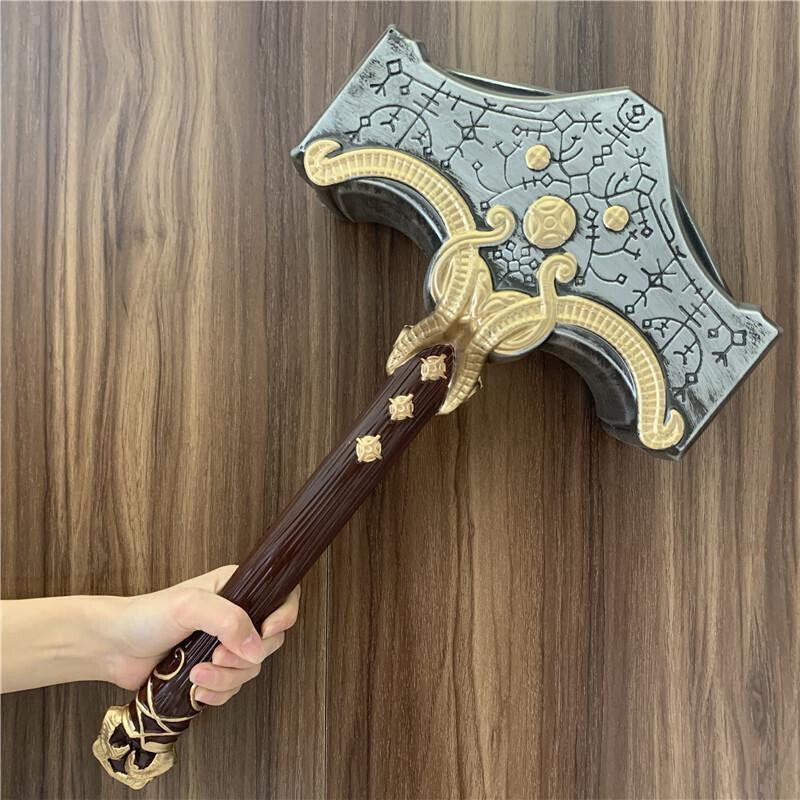 NEW VERSION Thor Mjolnir Hammer From God of War Ragnarok Lifesize 1:1  Cosplay 3d Print Props Costume Prop Replica 