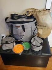 Dog Travel Bag Weekend Pet Travel Set for Dog and Cat Airline Approved Organizer