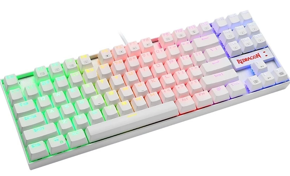 Redragon K552 W RGB Mechanical Gaming Keyboard 60% Compact 87 Key Kumara Wired - Image 3 of 4