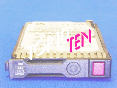 HP 697631-001 1,2TB 2,5'' SFF 10K 6Gb SAS HDD für ProLiant G8 G9 // 697574-B21