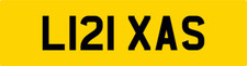 RARE PRIVATE CAR REG NUMBER PLATE ALL FEES PAID L121 XAS - LIA LIZA LISA LEESE