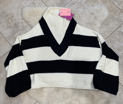 Victor Glemaud Target Striped Sweater M