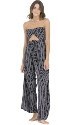MAAJI Victorian Carissa Strapless Jumpsuit Rayon Smocked Versatile Style Women S