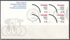 Canada Scott 642 LR Pl Blk FDC - Cycling