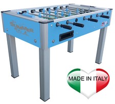 Calcio balilla biliardino calcetto SUMMER FREE azzurro Roberto Sport da ESTERNO