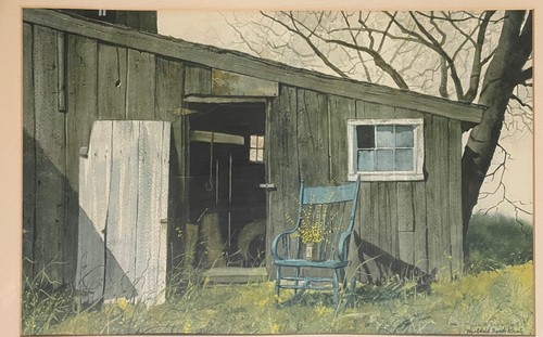 Mildred Sands Kratz Art Print Signed Ben Bradley's Place Chester Co. PA Farm - Picture 3 of 5