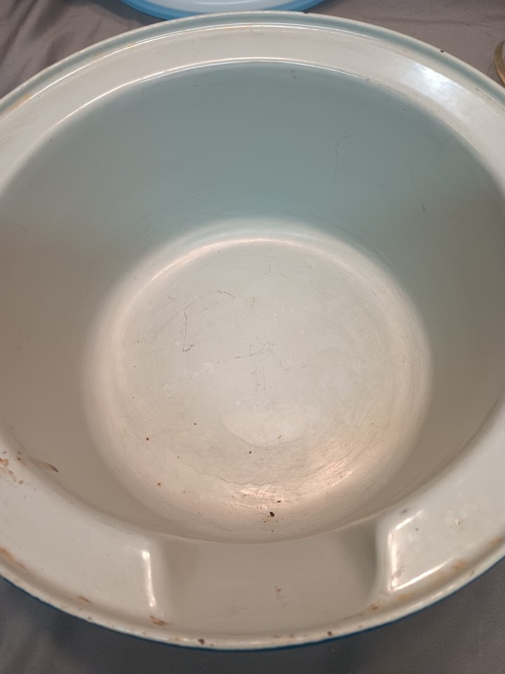 Voss Denmark Blue Oven Ware Enameled Cast Iron Dutch Oven eBay