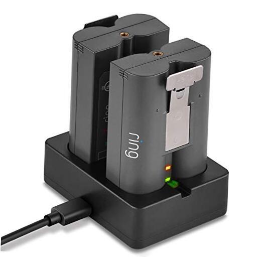 Ring Battery Charger, Dual Port Charging Station for Spotlight Cam Battery,