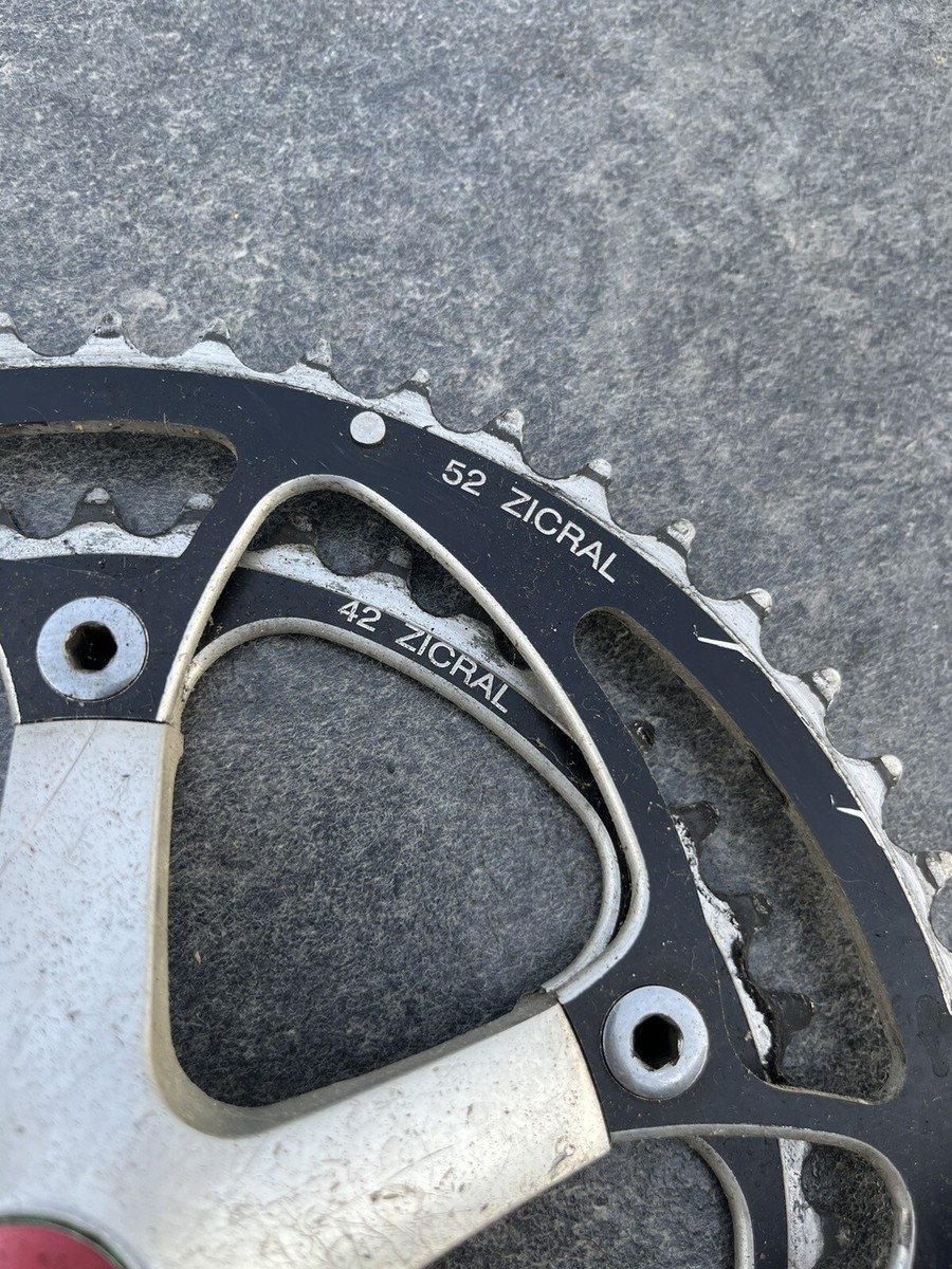 Pédalier Vintage Shimano 600 Arabesque 52/42 172.5mm - Double Plateau - Alu - FC6400 - Occasion