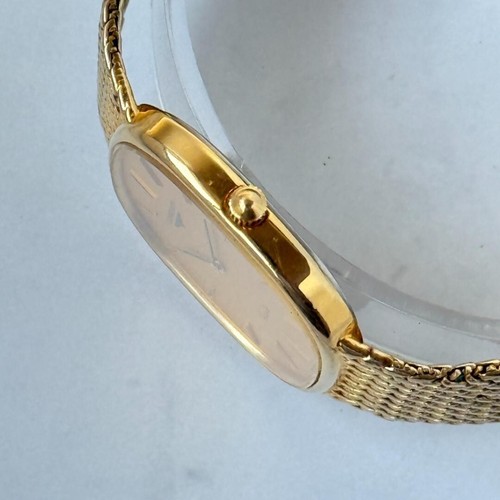 LONGINES Reloj Hombre Cuarzo Cuadrado Analógico Oro Dial Antiguo Chatarra U2639 - Imagen 6 de 11