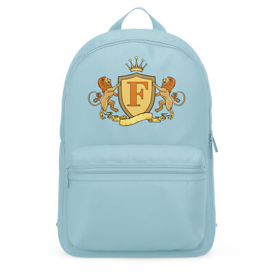 Personalisierter Mini-Rucksack mit Initialen Löwenemblem individueller Rucksack für Tochter...