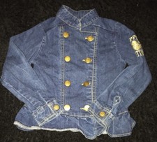 Veste en jean bébé Apple Bottom taille 2 ans denim pomme bottom baby coat