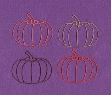 PUMPKIN  6 fall die cuts scrapbook cards