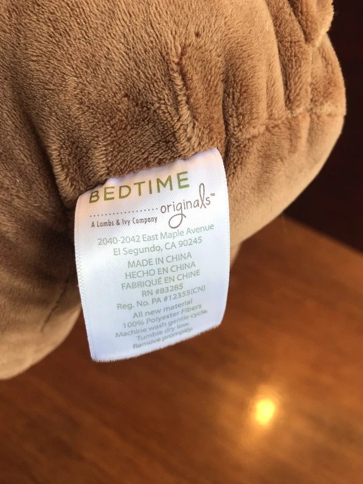 Ollie de macaco de pelúcia Bedtime Originals, marrom NOVO - Imagem 2 de 3