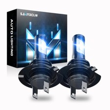 2x Super Bright H7 Led Headlight Kit High Low Beam Bulbs 3600000lm 8000k Blue