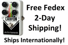 New Electro-Harmonix EHX Crayon 69 Full Range Overdrive Guitar Effects Pedal