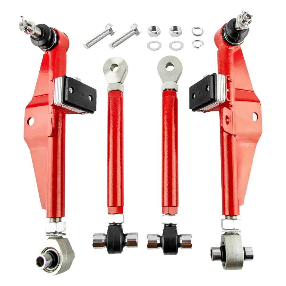 Brazos de control inferiores delanteros varillas de tensión de alto ángulo para Nissan 240SX S13 1989-1998 Foto 2 de 4