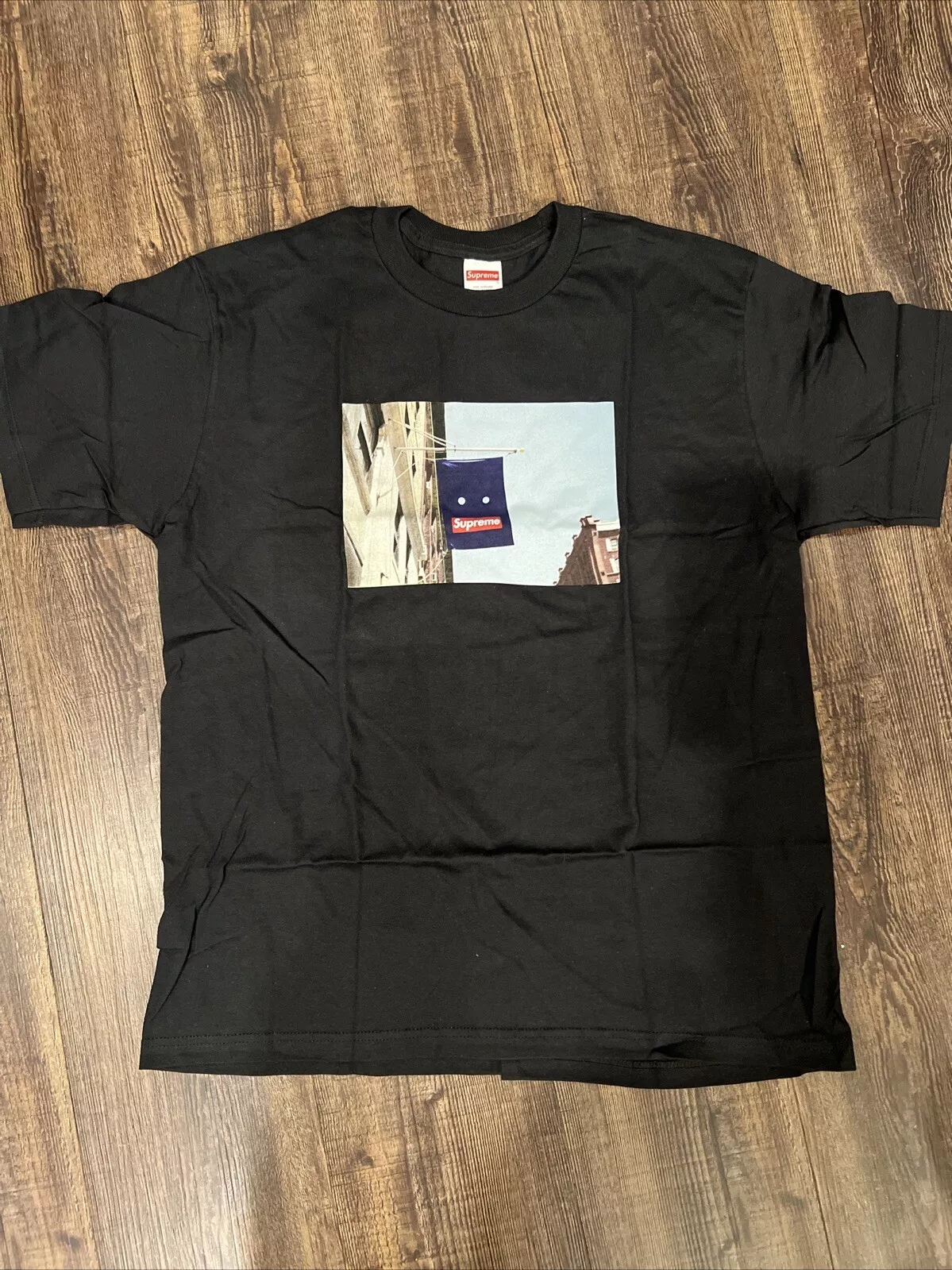 Tee shirt Supreme Banner noir moyen FW19 neuf 100% authentique