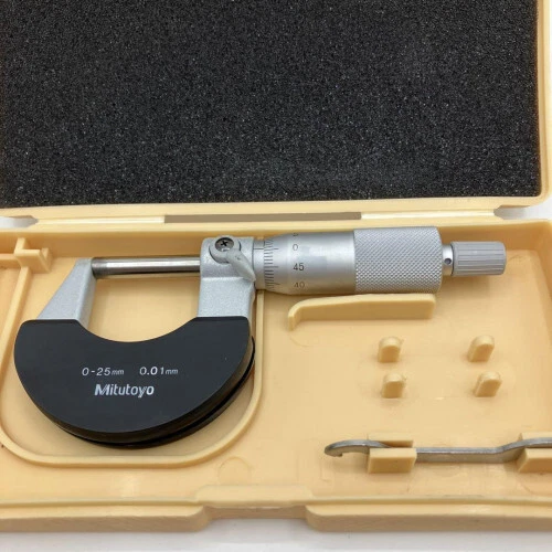 Mitutoyo Outside Micrometer 102-301 M310-25 with Case EX cond limited From JAPAN