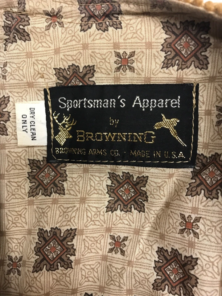 Browning Arms Co. de colección Chaleco de bolsillo de caza forrado de pana de cuero Foto 2 de 4