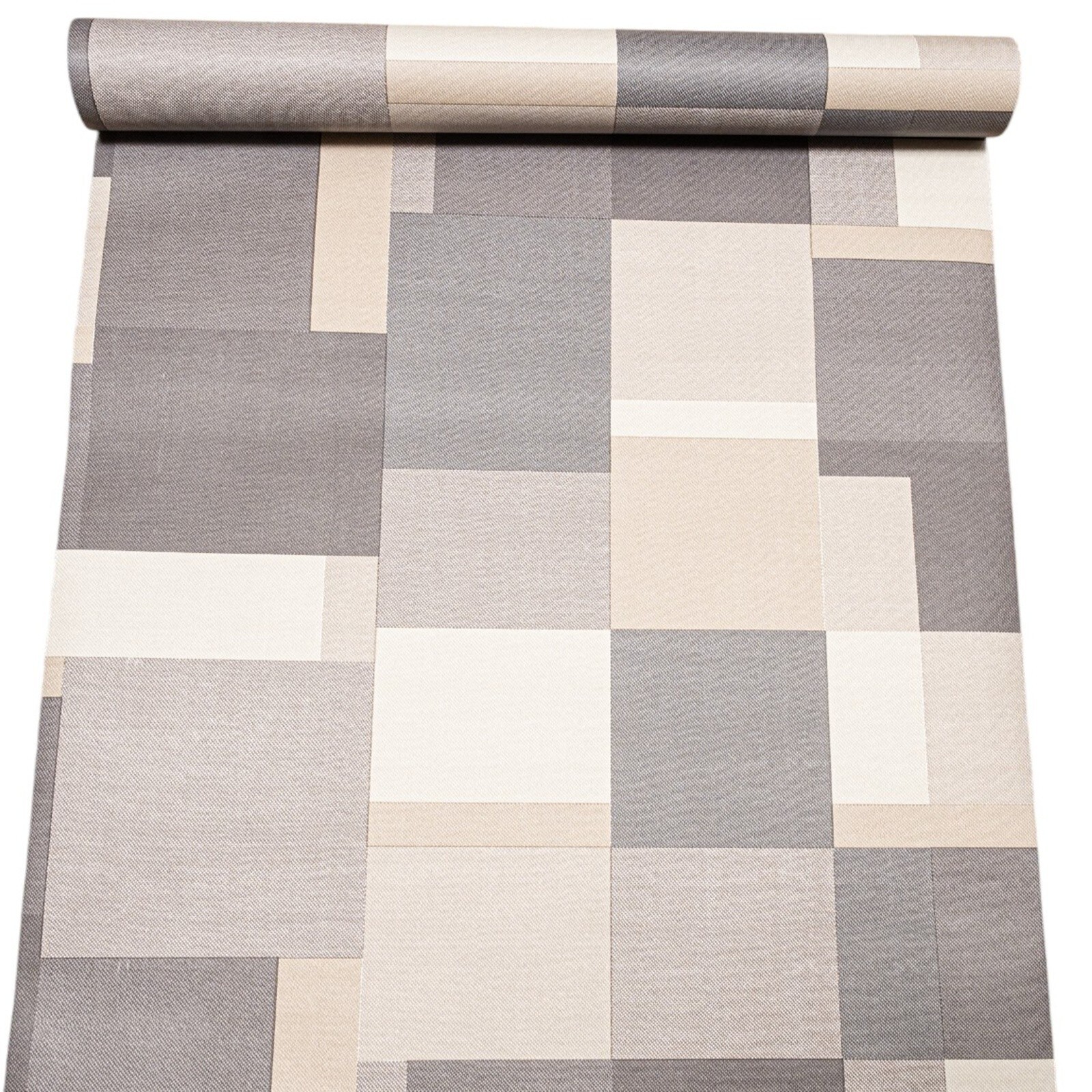 Brown Beige Cream Geometric Cube Wallpaper Paste The Wall Feature Squares SALE