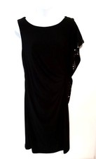NW Nightway Stunning black sequined evening party dress size 6