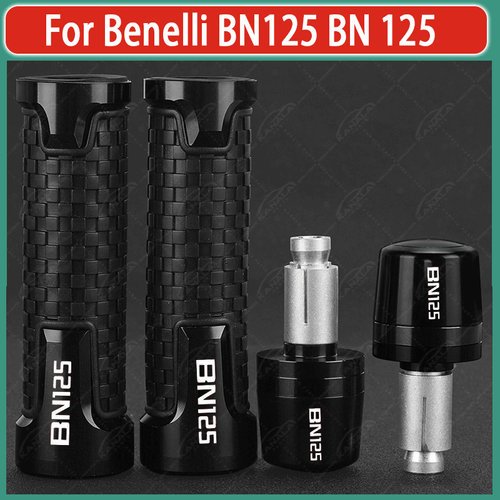 Motorcycle CNC Grip Handlebar Grip End Plug Sets For Benelli BN125 BN 125 New - Bild 3 von 12