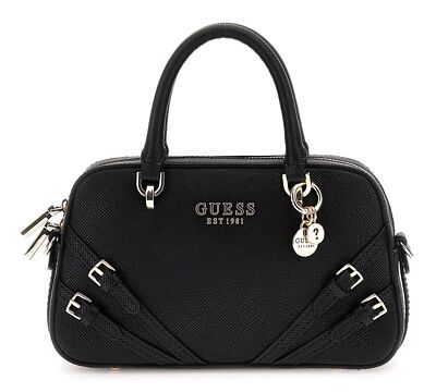 GUESS Bramina Small Satchel S Handtasche Umhängetasche Tasche Black schwarz  Neu