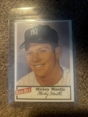 1954 Dan-Dee Baseball Reprint Mickey Mantle