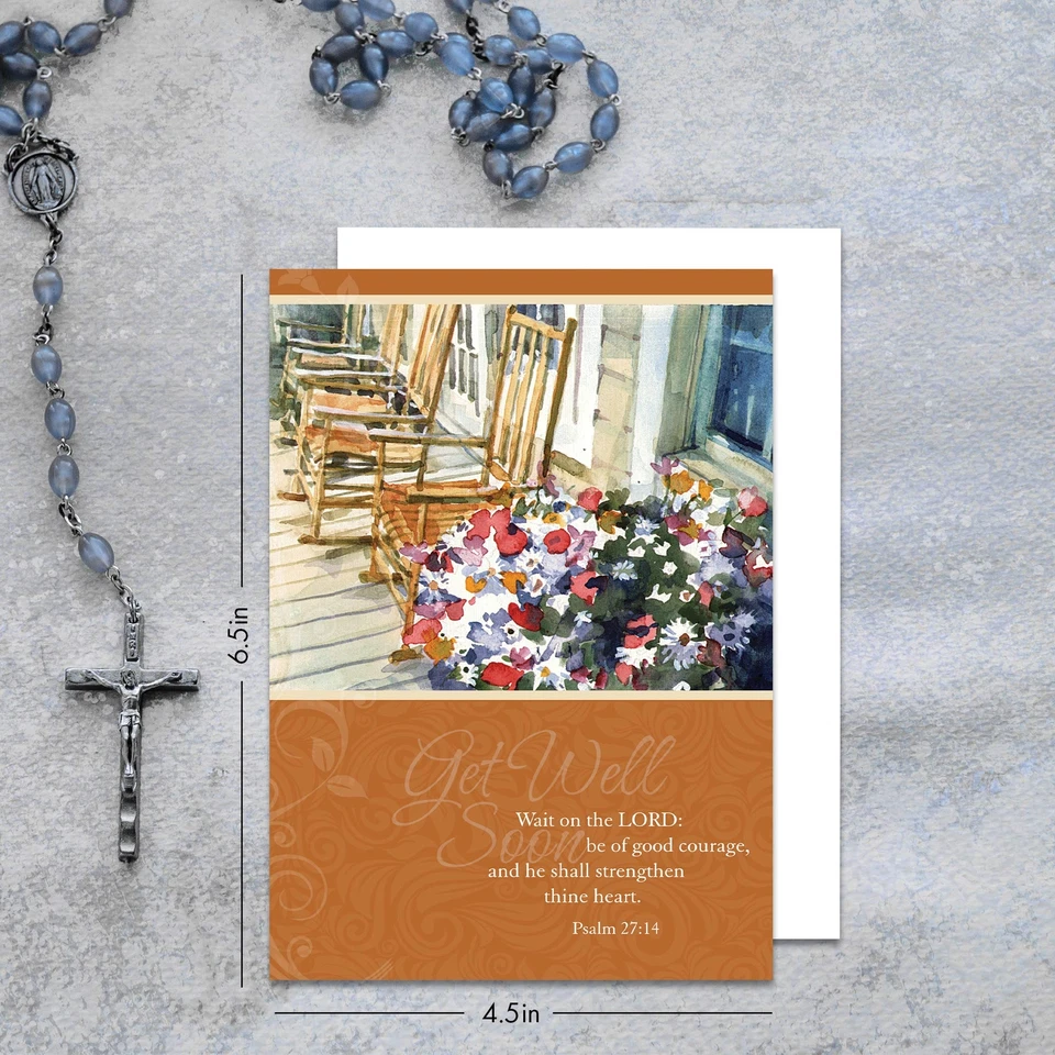 Surtido de 24 tarjetas de felicitación basadas en la fe para todas las ocasiones con escritura KJV Foto 4 de 4