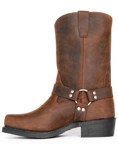 Klassische, Bestickte Western-Cowboystiefel Für Herren Mit Runder Zehenpartie - Bild 3 von 16