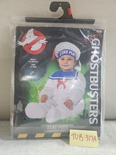 Ghostbusters Stay Puft Infant Costume Size 3 To 6 Months