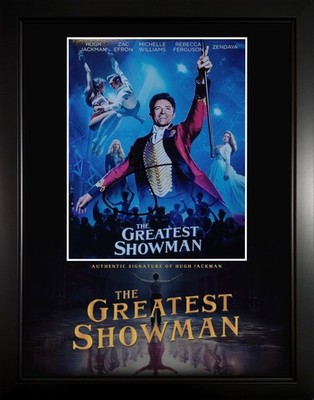 Hugh Jackman The Greatest Showman Custom Framed Signed Photo Display ACOA
