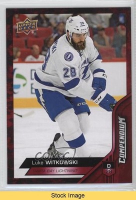 2016-17 Upper Deck Compendium Red Luke Witkowski #535 READ n7v