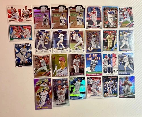 Topps Multi-Year Shohei Ohtani - Los Angeles Dodgers Angels (29 Cards)