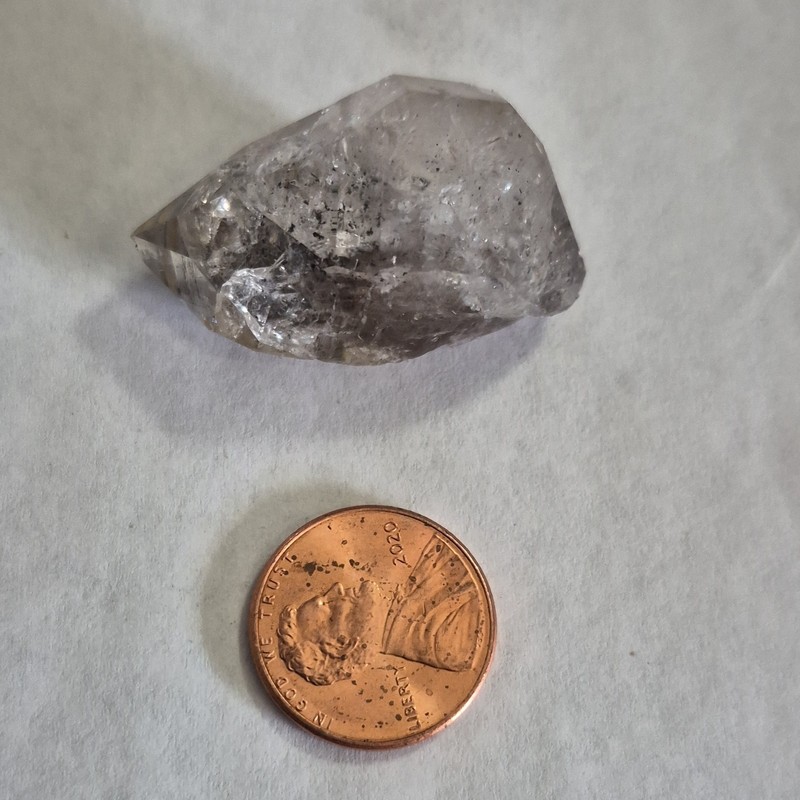 Natural Point Clear Crystal Herkimer Diamond collectable quartz type specimen 