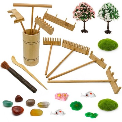 Zen Garden Decor Rake Tool - Sand Zen Garden Japanese Zen Garden Kit Tabletop...
