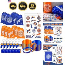 Dart Battle Party Supplies Astros Bag Wristbands Keychains Tattoos for Birthd...