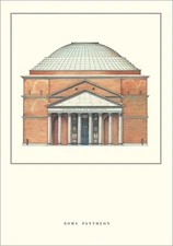 Architectural poster : Roma, Pantheon