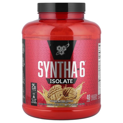 Syntha-6® Isolate, Protein Powder Drink Mix, Peanut Butter Cookie, 4.02 lb (1.82