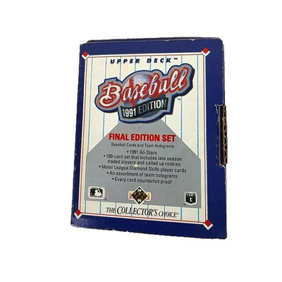 Upper Deck Final Edition Set 1991 Edition Baseball Cards Set