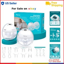 Hands Free Wearable Breast Pump Electric Portable 4 Modes 12 Levels Quiet