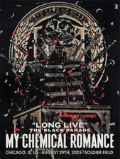 My Chemical Romance Augst 29th 2025 Soldier Field Chicago IL Poster