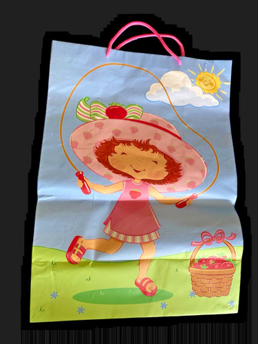 Strawberry Shortcake Vintage 2000s Y2K Huge XL Gift Bag American Greetings 23"